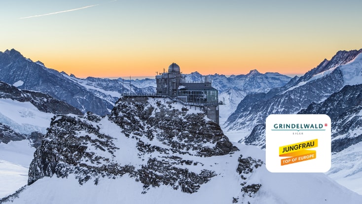 Jungfraujoch-Sphinx-Abendlicht-Drohne